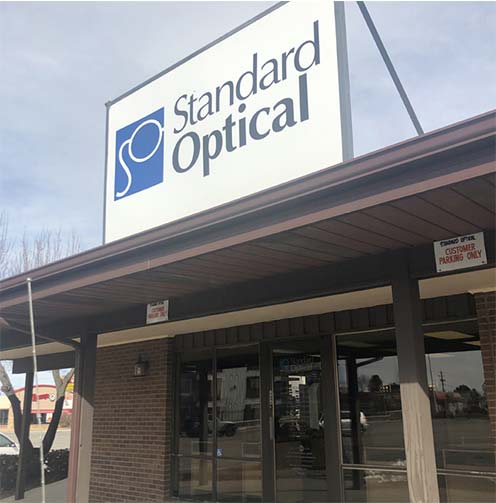 Storefront of Standard Optical eye care practice in Orem, UT