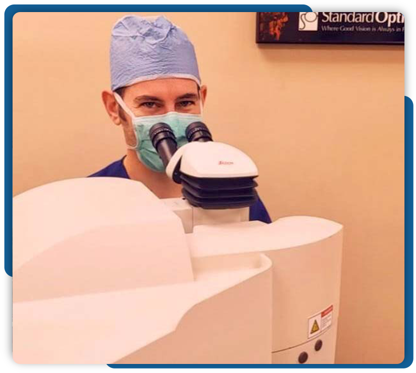 Doctor Uses LASIK Technology