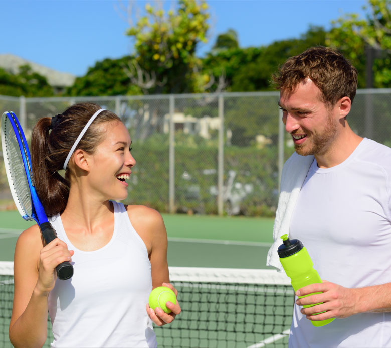 Men and Woman have a Happy Conversation regarding LASIK at Standard Optical