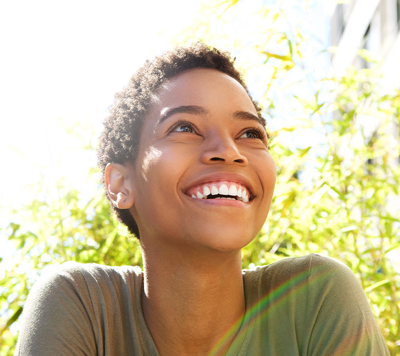 Teenager Smiling after Getting LASIK