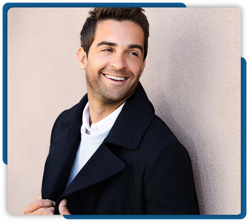 Man smiling at Standard Optical Surgery Center!