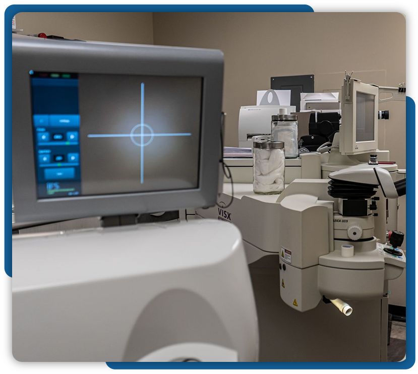 Lasik Visx Screen at Standard Optical