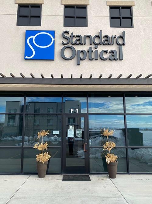 Storefront of Standard Optical eye care practice in West Point, UT