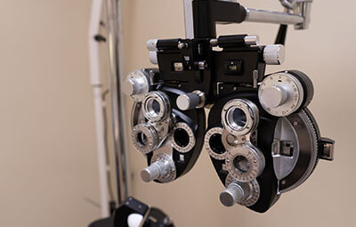 Eye exam equipment at Standard Optical